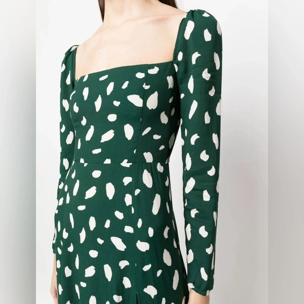 Reformation Sigmund paint-splatter midi dress (98% New) - Picture 4 of 5